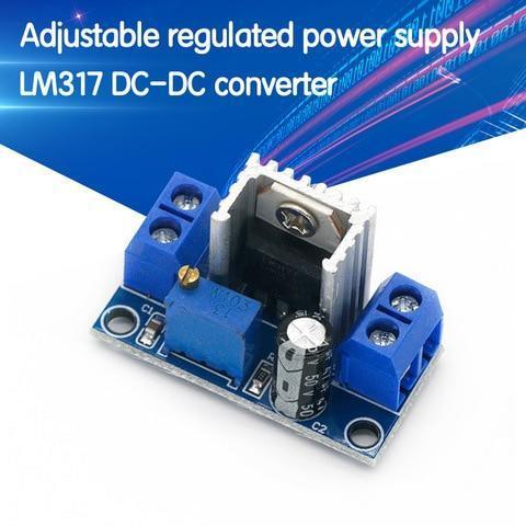 LM317 Adjustable Voltage Linear Regulator Power Supply LM317 DC-DC 4.2-40V To 1.2-37V Step Down Buck Converter Board Module