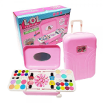 LOL Surprise Beauty Makeup Set for Girls Makeup Kit for Girls All-In-One Trolley type water removable real cosmetics