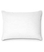 Luxurious White Striped Pillow Set