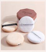 MAANGE Facial Beauty Sponge Powder Puff Pads Face Foundation Makeup Loose Powder Puff (1 set)5.5cm MAG5899