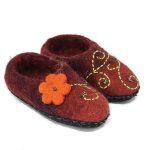 Floral Design Slip On Shoes For Kids (Fair Trade Product)