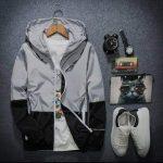 Men's Summer Double Layered Hooded Windcheater Jacket