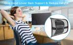 Mesh Back Support for Office Chair,Back Support with Elastic Strap Back Rest for Office Chair/Car Seat/Back Pain Relief