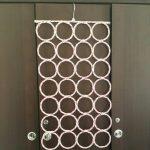Metal 28 Ring Round Folding Rope Dupatta Belt Shawl Tie Scarf Hanger Holder Organiser For Garments Shop