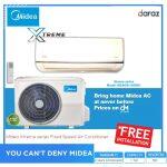 Midea Xtreme series Wall Mounted 1.0 ton Air Conditioner (White) with Installation