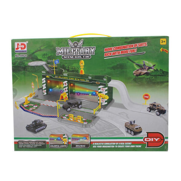Military Scene Rail Car Toy 59928