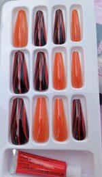 Militate Design Excellent Quality Fake Nails With Glue