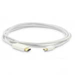Mini DP to HDMI (Male to Male 1.8m Cable), Mini DisplayPort DP (Thunderbolt Compatible) to HDMI HDTV Cable