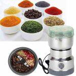 Mini Grinder Machine Household Electric Grain Multifunction Grinder Durable Stainless Steel Blade Coffee Bean Nut Seeds Grinder
