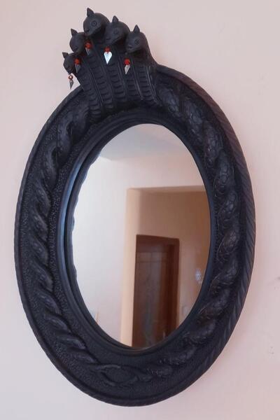Mirror Decor(Home Decor/Showpiece/Interioirs/Exteriors)- 18 inch long by 14inch wide