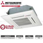 Mitsubishi Dc Inverter Ceiling Cassette 1.0 Ton Air Conditioner – Fdtc35Vf / Src35Zmx-S