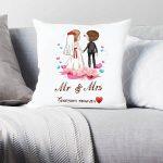Mr & Mrs Together Forever Cushion