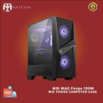 MSI MAG Forge 100M Mid Tower Gaming Computer Case