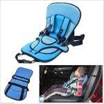 Multi-Function Adjustable Baby Car Cushion Seat With Safety Belt For Babies