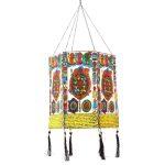 Multicolor Lokta Paper Printed Handemade Shades size 10*13 inch