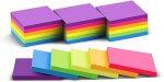 Multicolor Sticky Note 3in x 3in (76 mm x 76 mm) 100 sheets