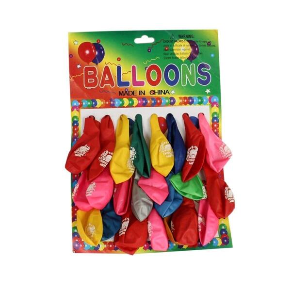 Multicolored Happy Birthday Balloon