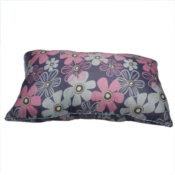 Multicolour Rectangle Shapped Floral Printed Pillow
