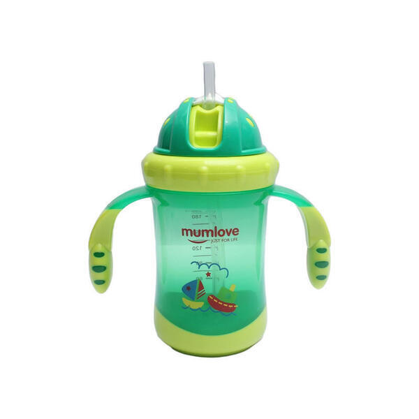 Mumlove Green Baby Training Cup With Handle