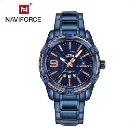 Naviforce Blue Analog For Men 9117S BE/BE