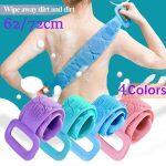 New Silicone Bath Brush Soft Scrubber Rubbing Brushes for Body Back Bathroom Accessories (Random Color)
