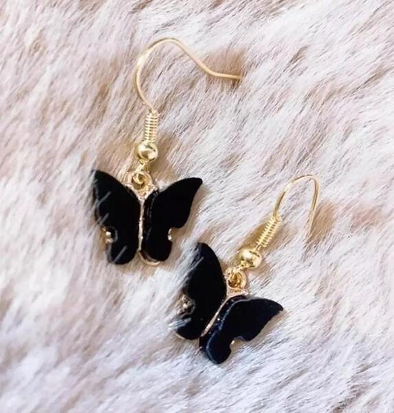 New Trendy Jelly Butterfly Earrings