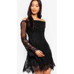 Off Shoulder Lace Mini Dress