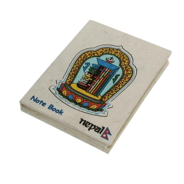 Ohm Mane Peme Hun Printed Lokta Paper Mini Notebook - 27 Pages - 3.5 X4.5