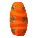 Printed Lokta Paper Handmade Hanging Lamp size 11*25 inch