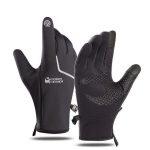 Outdoors Winter Warm Thermal Inside Windproof And Water Repellent Bike Riding Antiskid Glove