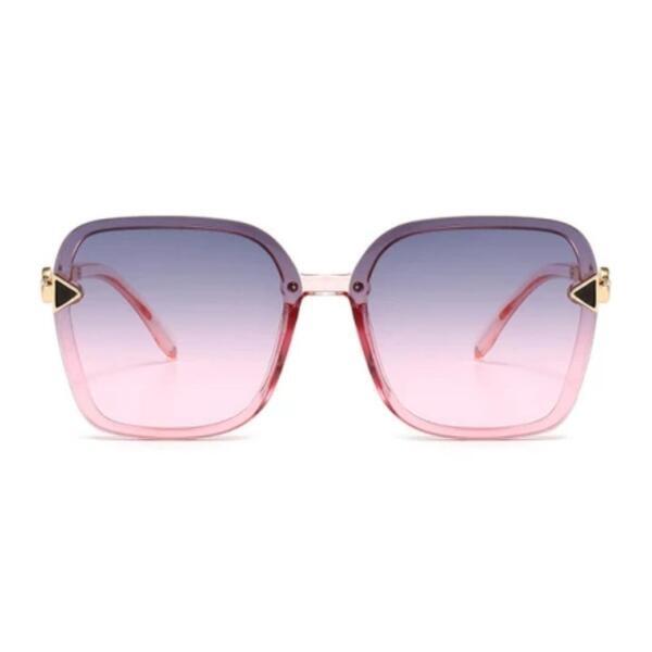 Over Size Shaded Pink Sunglasses For Women