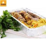 Packing Box Aluminium Container 660mlPcs With Lid