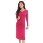 Cotton Mix Side Cut Design One Piece For Women
