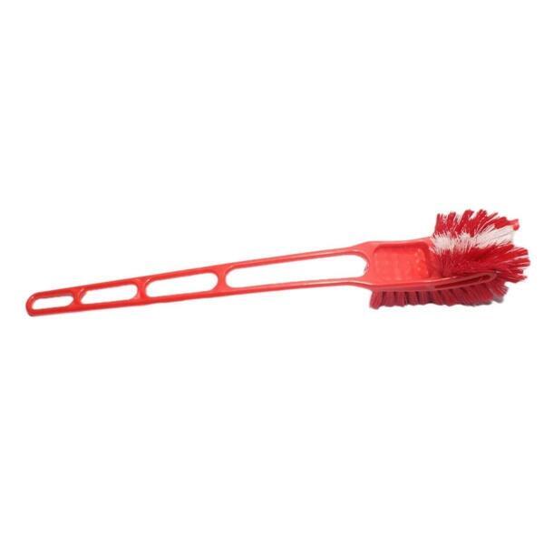 Plastic Double Sided Hockey Toilet Floor Cleaning Brush