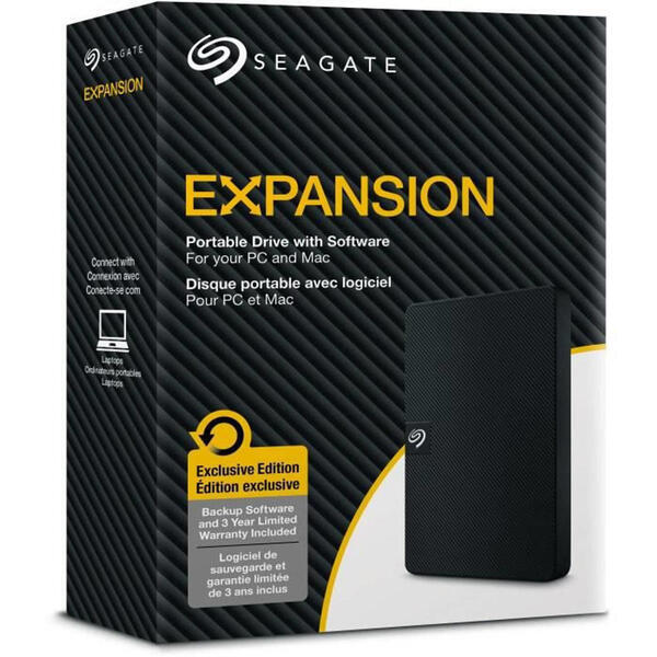 Portable Hard Drive 4 TB Seagate Expansion / External Hard Drive 4 TB