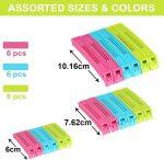 Pouch Sealer Clip Plastic Sealing Clips For Food and Snack Bag, Clips for Food Packages in 3 Sizes