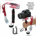 Pro Handheld Steadycam Video Stabilizer Handle Grip Steady Support for Canon Nikon Sony Camera Cam Camcorder DV DSLR – Rubber Handle