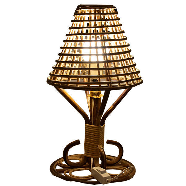 Rattan/Cane Table Lamp