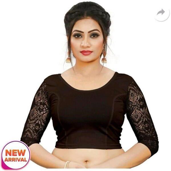 Readymade Stretchable Blouse 28 to 46 Size Cotton Lycra for Women