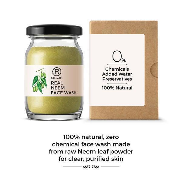 Real Neem Powder Face Wash For Acne Prone Skin