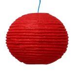 Eye Design Lokta Paper Handmade Hanging Lamp Size 13*13 Inch