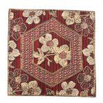 Golden Fabric Material Flower Design Cushion Cover 16*16 Inches