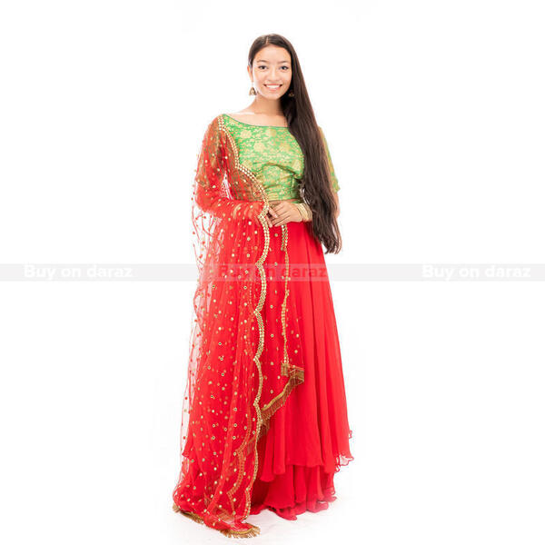 Printed Lehenga Set For Women