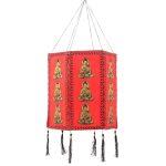 Lokta Paper Budhha Printed Handmade Lamp Shades size 10*13 inch