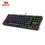 Redragon K552RGB Kumara Backlighting Mechanical Gaming Keyboard 87 Keys Blue Switches Blacklit Keyboard for Gamer