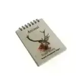 Reindeer Printed Mini Notebook – 36 Pages – 3 X4.5