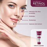 Retinol Anti-Aging Cream Cleanser, 150ml (Skincare Cosmetics Retinol Vitamin Enriched)