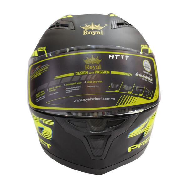 Royal Full Face Helmet With Double Visor