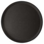 Rubber Lined Bar Non-Slip Round Tray Small Size