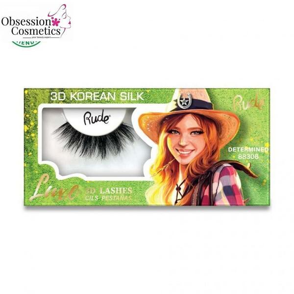 Rude Cosmetics Luxe 3D Korean Silk Lashes – Determined